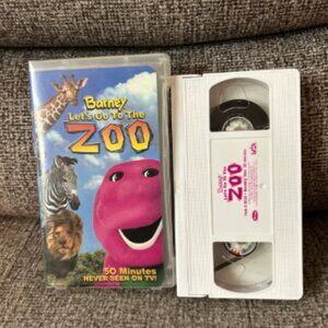 Barney Let's Go to the Zoo VHS 2001
